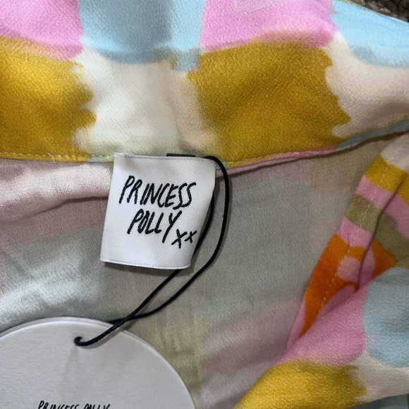 Princess Polly Caraliia Abstract Print Oversize Camp Shirt - Picture 7 of 7